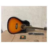 Washburn Festival EA15 Acoustic Electric Cutaway Guitar Bundle