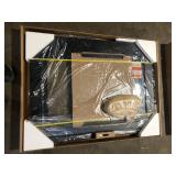 Pleasant Hearth Ascot Large Glass Fireplace Doors  Customer Returns See Pictures
