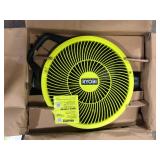 RYOBI ONE+ 18V Cordless Hybrid WHISPER SERIES 12 in. Misting Air Cannon Fan (Tool Only)  Customer Returns See Pictures