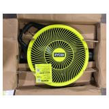 RYOBI ONE+ 18V Cordless Hybrid WHISPER SERIES 12 in. Misting Air Cannon Fan (Tool Only)  Customer Returns See Pictures