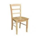 International Concepts Madrid Natural Wood Dining Chair (Set of 2)  Customer Returns See Pictures