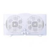 Lot of Hampton Bay 9 in. Twin Window Fan   Customer Returns See Pictures