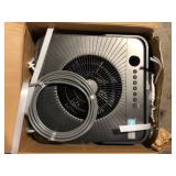 Midea 50 pt. Coverage Area 4,500 sq. ft Cube Dehumidifier in Gray with Pump ENERGY STAR Most Efficient for Basement or Bedroom  Customer Returns See Pictures