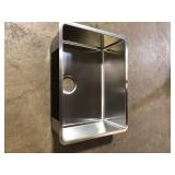 Elkay Crosstown 24 in. Undermount Single Bowl 18-Gauge Stainless Steel Kitchen Sink Only   Customer Returns See Pictures