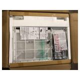LG 12,200 BTU 230/208V Window Air Conditioner Cools 570 Sq. Ft. with Heater and Wi-Fi Enabled in White  Customer Returns See Pictures