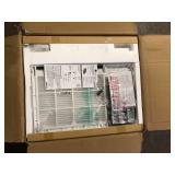 LG 12,200 BTU 230/208V Window Air Conditioner Cools 570 Sq. Ft. with Heater and Wi-Fi Enabled in White  Customer Returns See Pictures