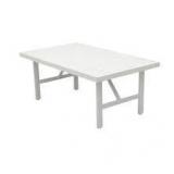 Home Decorators Collection Cooper Springs Metal Outdoor Table   Customer Returns See Pictures