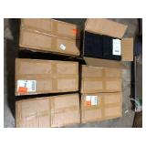 ?? Lot of VEVOR Interlocking Drainage Mat Floor Tiles Rubber Interlocking Gym Flooring Tiles 12 x 12 x 0.6 in.(55 Pcs, 55 sq. ft. Black)   Customer Returns See Pictures