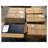 ?? Lot of VEVOR Interlocking Drainage Mat Floor Tiles Rubber Interlocking Gym Flooring Tiles 12 x 12 x 0.6 in.(55 Pcs, 55 sq. ft. Black)   Customer Returns See Pictures