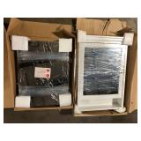 Lot of Assorted Bathroom Medicine Cabinets with Mirrors Various Models and Conditions   Customer Returns See Pictures