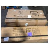HOMESTOCK 42 in. Gray Tufted Velvet Twin Size 3-Seat Sleeper Sofa Bed Customer Returns See Pictures