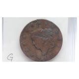 1825 Large Cent  Circulated Cent