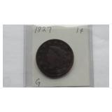 1987 Large Cent  Circulated Cent