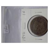 1846 Large Cent  Circulated Cent