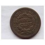 1852 Large Cent  Circulated Cent