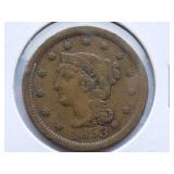 1853 Large Cent  Circulated