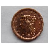 1853 Large Cent   Circulated