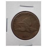 1857 Flying Eagle Circulated