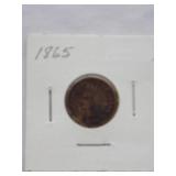 1865 Indian Cent  Circulated