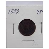 1880,1882, 1885 Indian Cents. Circulated