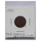 1886 Indian Cent Circulated