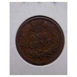 1887 Indian Cent Circulated