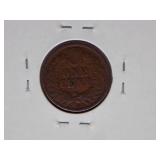 1887, 1889, 1890 Indian Cent, Circulated