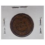 1887, 1890, 1891, 1892  Indian Cent, Circulated