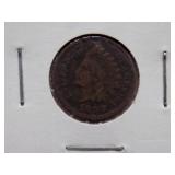 1893, 1899, 1895, 1898, Indian Cent, Circulated
