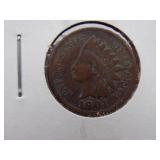 1901, 1900, 1899, 1898, 1893, Indian Cent, Circulated