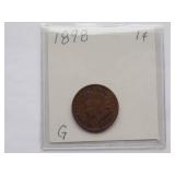 1900, 1901, 1902, 1903, Indian cent