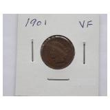 1900, 1901, 1902, 1903, Indian cent