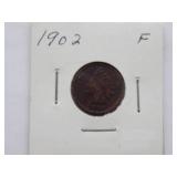 1900, 1901, 1902, 1903, Indian cent