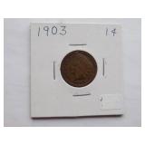 1903, 1904, 1905, 1906, Indian cent