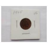1903, 1904, 1905, 1906, Indian cent