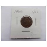 1902, 1903, 1905, 1906, Indian cent
