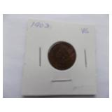 1902, 1903, 1905, 1906, Indian cent