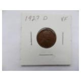 Lincoln Penny - 1927d, 1926d, 1925d, 1920,1919s, 1918 1912, 1911,1910