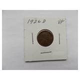 Lincoln Penny - 1927d, 1926d, 1925d, 1920,1919s, 1918 1912, 1911,1910