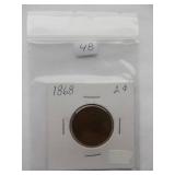 1868 2-cents