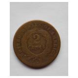 1865 2-cent