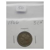 1866 3 Cent