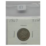 1867 3 Cent