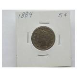 1884 V-NICKEL