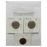 1917, 1917-D, 1917-S Buffalo