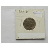 Buffalo Nickels - 1925,1928,1930,1934,1934-D,1935,1936,1937-D-,1927-D