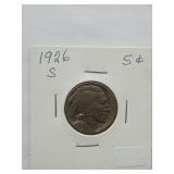 Buffalo Nickel 1926-S