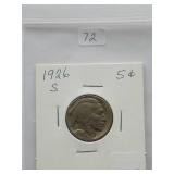 Buffalo Nickel 1926-S