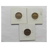 1941-D, 1939-S, 1939-S Jefferson Nickels