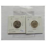 1943-P, 1943-D Jefferson